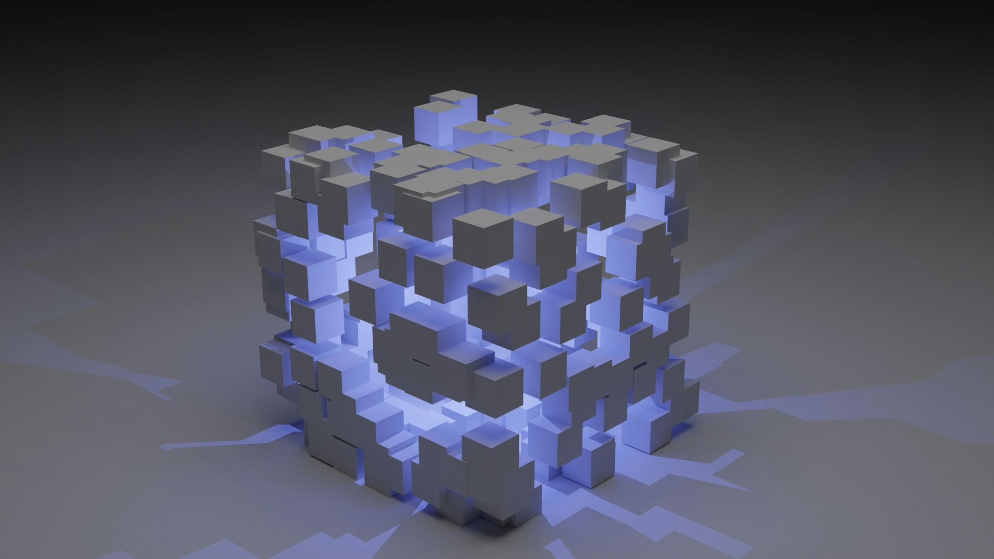 Abstract cube visual representing structured diligence systems